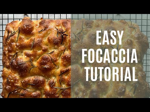 Easy Overnight Focaccia Tutorial (uses instant yeast)