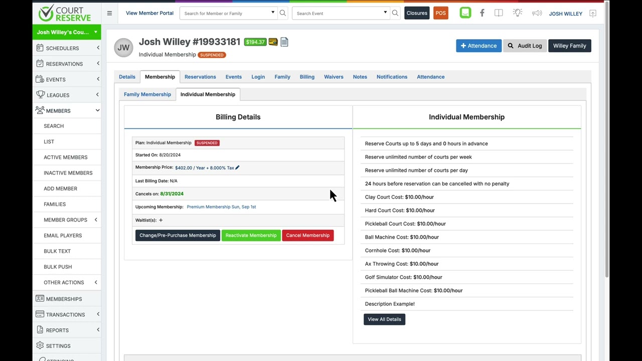 Member Management: Overview