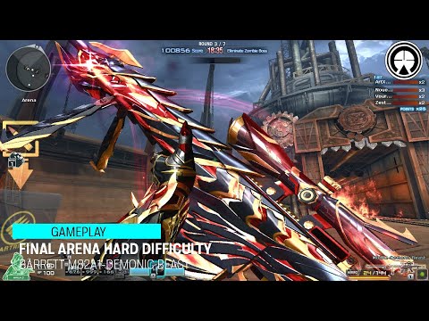 Barrett M82A1-Demonic Beast in Final Arena (HARD Difficulty) Gameplay || CrossFire Philippines