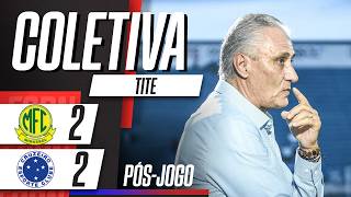 MIRASSOL 2 X 2 CRUZEIRO: TITE FALA AO VIVO APÓS EMPATE NO CAMPEONATO BRASILEIRO