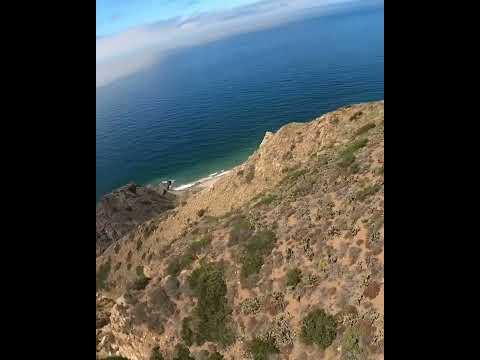 Speed flying California Coast