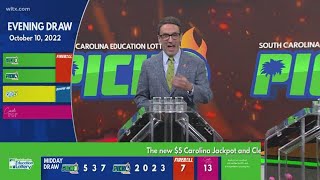 Evening SC Lottery Results: Oct. 10, 2022