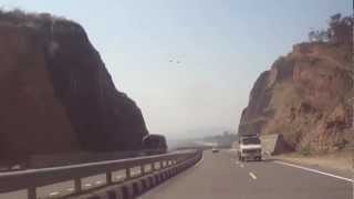 preview picture of video 'Panchkula to Shimla Way Between Small Hills'