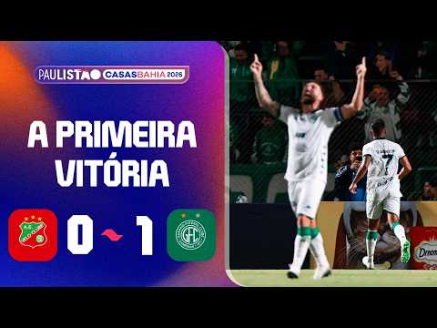 VELO CLUBE 0 X 1 GUARANI | MELHORES MOMENTOS | 4ª RODADA | PAULISTÃO CASAS BAHIA 2026