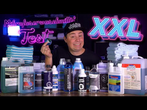 15 Produkte im XXL Mikrofaserwaschmittel Test | Rags to Riches, Liquid Elements, Nanolex, Petzoldt's