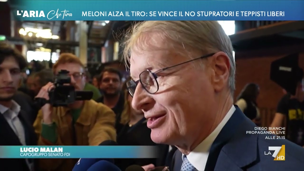 Meloni alza il tiro: se vince il NO stupratori e teppisti liberi