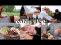 CABIN VLOG | escaping for the weekend, off the grid without reception, a wholesome few nights away