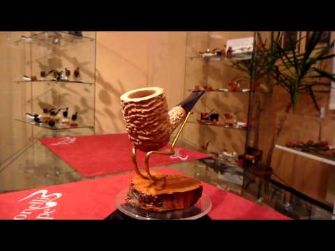 Pipa in radica billiard sabbiata - www.paronellipipe.it