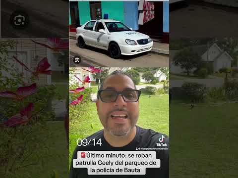 Roban patrulla de la estación de la policía de Bauta en Artemisa , Cuba