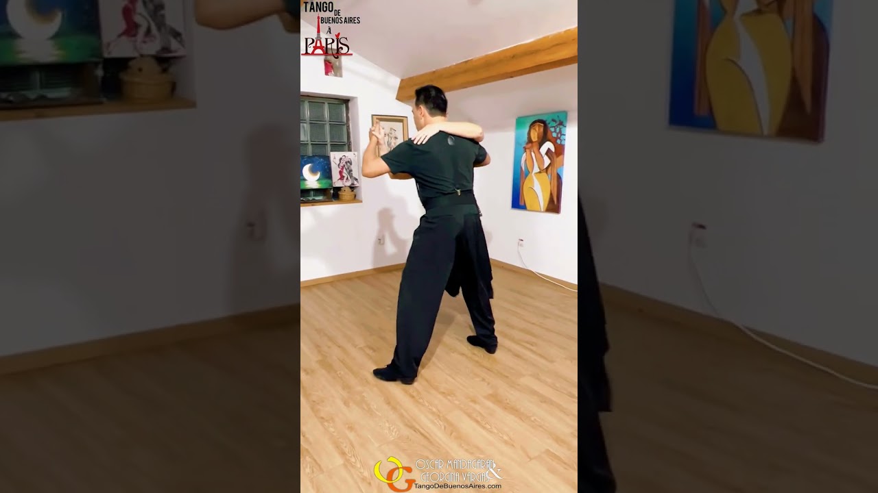 #vals Online lesson 16/1/2023 #tangodebuenosaires Georgina Vargas Oscar Mandagaran #tangodance