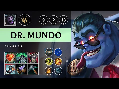 Dr. Mundo Jungle vs Lee Sin - EUW Challenger Patch 25.21