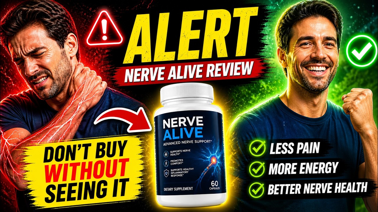 NERVE ALIVE - NERVE ALIVE REVIEW ((❌ALERT❌)) - NERVE ALIVE SUPPLEMENT REVIEWSA - NERVE ALIVE WORKS?