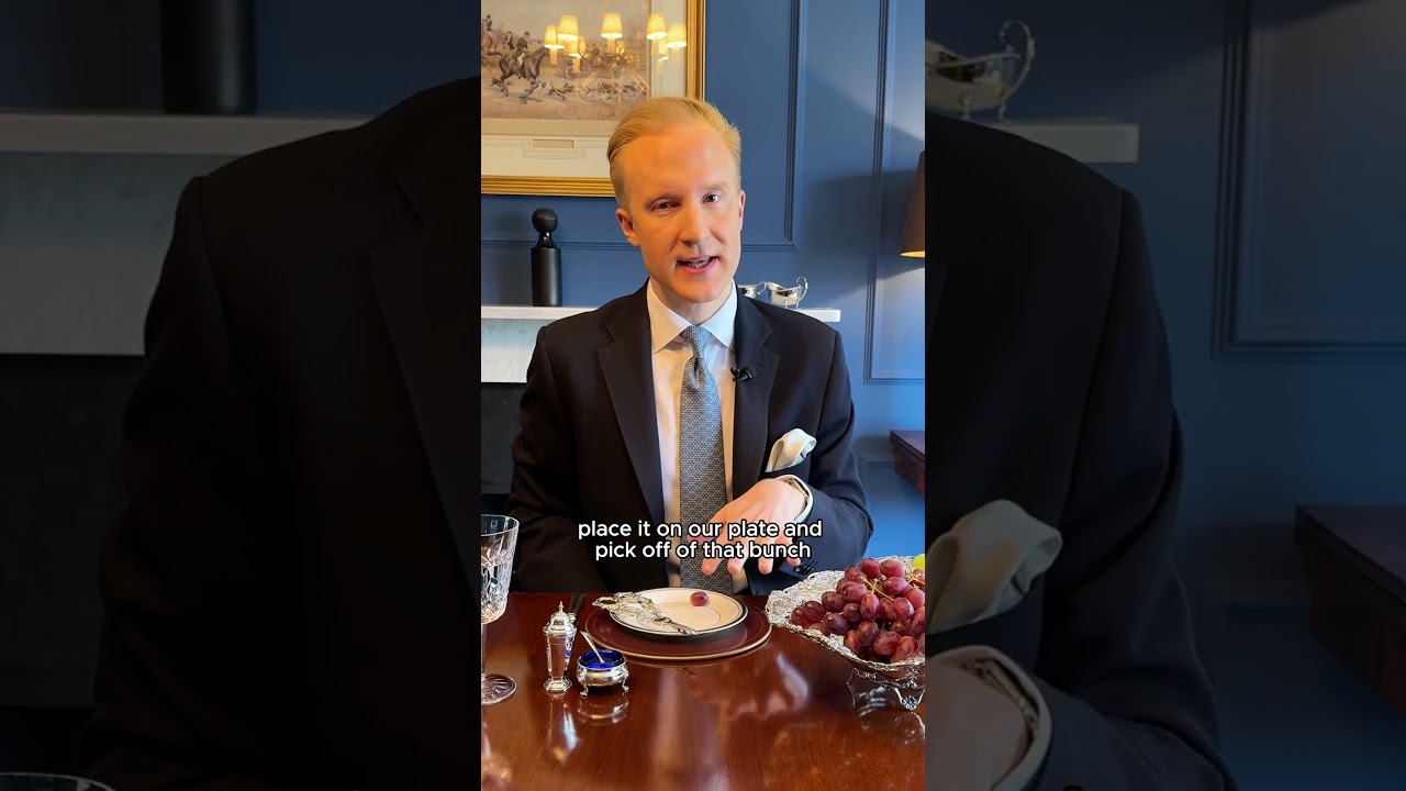 What do you think of grape scissors? #williamhanson #etiquette #dining