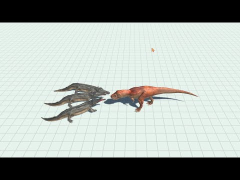 3x Machimosaurus Rex vs EVERY UNIT Animal Revolt Battle Simulator