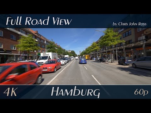 Hamburg, Germany: Hohenfelde, Eilbek, Wandsbek - Lübecker Straße, Wandsbeker Chaussee - 4K UHD Video