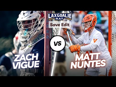 29 Saves! Zach Vigue (Richmond) vs. Matt Nunes (Virginia) - Lacrosse Goalie Save Edit