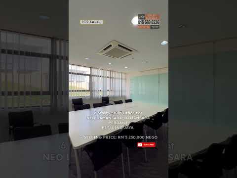 FACING MAIN ROAD, 6 Storey Shop Office Lot NEO DAMANSARA, DAMANSARA PERDANA PETALING JAYA . video