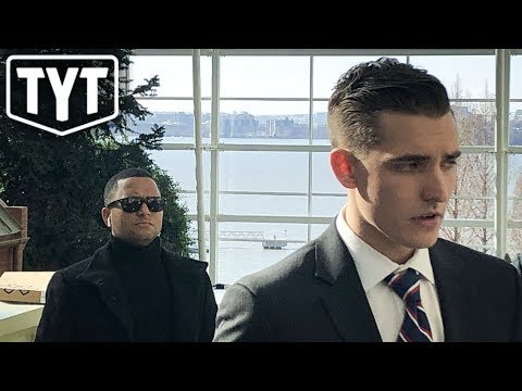 Jacob Wohl Has A Super Legit Bodyguard...