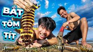 𝐓𝐨𝐧𝐲 | First Time Catching Milk Mantis Shrimp 🦐 Great Vung Tau