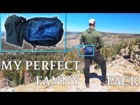 Fanny Pack Perfection! (w/ Customizable Topo Map!)