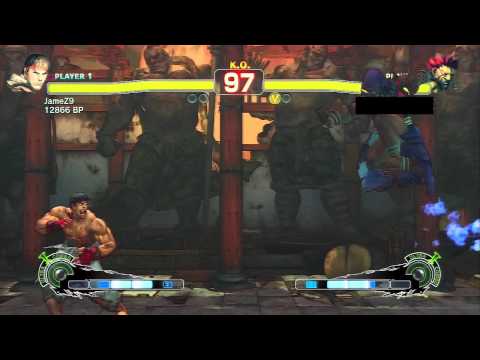 SSFIV Online #48: RAJMAN (Akuma) vs JameZ9 (Ryu) TRUE-HD QUALITY