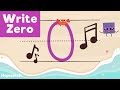 Write 0 Zero Number Formation Song