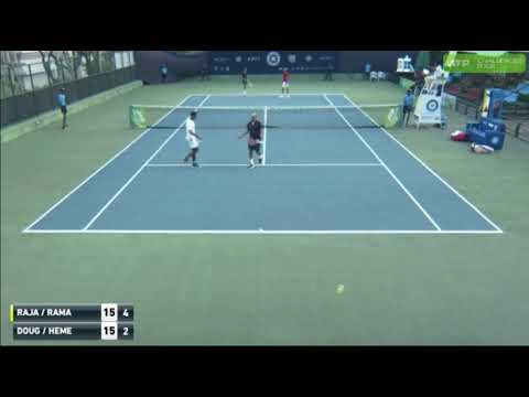 Ramkumar Ramanathan/Purav Raja vs Aziz Dougaz/Calvin Hemery - KPIT MSLTA Challenger QF Highlights