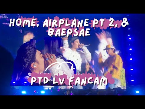 BTS - Home, Airplane Pt 2, & Baepsae (live - fancam) - PTD On Stage Las Vegas Day 3