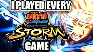 I Played EVERY Naruto: Ultimate Ninja STORM Game I