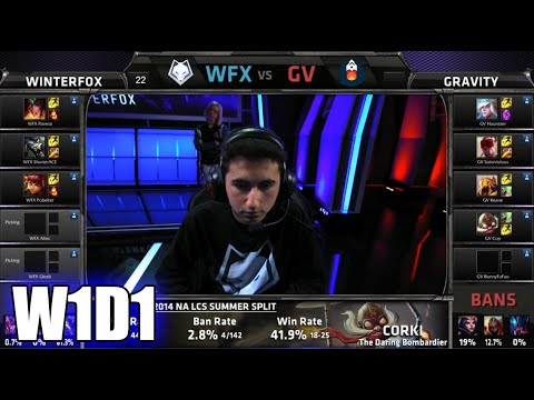 Winterfox vs Gravity Gaming | S5 NA LCS Spring 2015 Week 1 Day 1 | WFX vs GV W1D1G3 VOD 60FPS