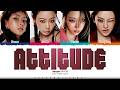 Aespa ATTITUDE Lyrics 에스파 ATTITUDE 가사 Color Coded Kan Rom Eng ShadowByYoongi