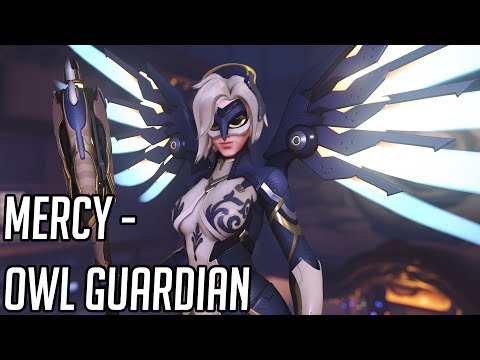 Mercy "Owl Guardian" Skin Showcase - Overwatch 2