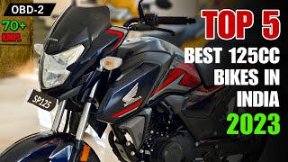 Top 5 Most Fuel Efficient 125cc Bikes in India 2023 | for Mileage and Performance | OBD 2 models