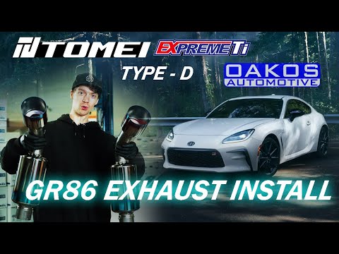 HOW TO INSTALL AN EXHAUST SYSTEM ON YOUR BRZ/GR86 - TOMEI Expreme Ti TYPE - D