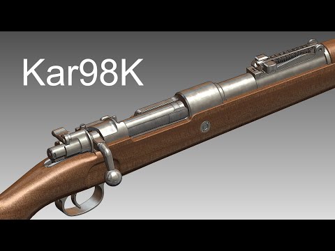 German bolt action rifle | Karabiner 98k or Kar98k | How It Works