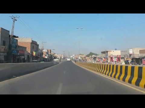 Beautiful Multan City Long way Travel (2