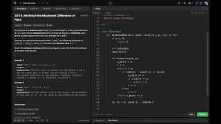 leetcode 2616  Minimize the Maximum Difference of Pairs | binary search