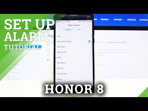 How to Set Up Alarm Clock on HONOR 8 – Alarm Clock Settings
