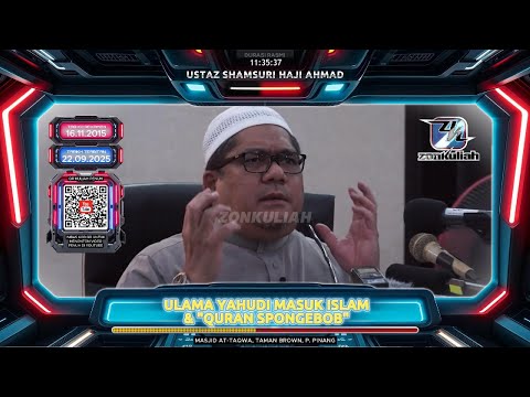 TAZKIRAH : Doa Untuk Musuh & Quran Spongebob - Ustaz Shamsuri Ahmad