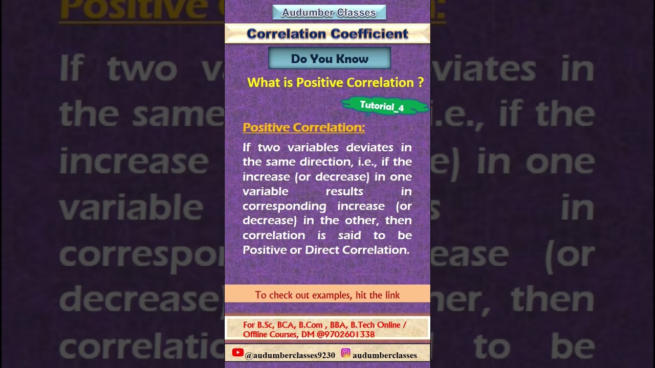 correlation | correlation coefficient | Basic concepts | Statistics | easy statistics