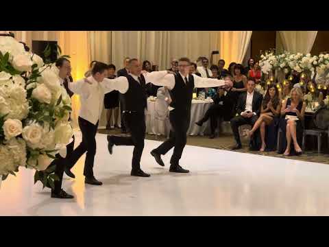 Greek Sirtaki Zorba’s Wedding Dance | Father & Sons Perform Emotional Full Front Version 
