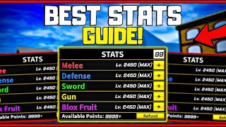 The BEST STATS Guide In Blox Fruits! | Roblox |