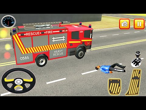 Firefighter Robot Transform Truck - Emergency Rescue Simulator - Android Gameplay