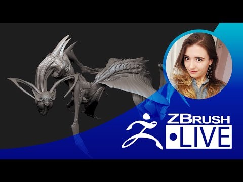 Bat Creature Concept Sculpting - Ashley A. Adams "A_Cubed" - Episode 83
