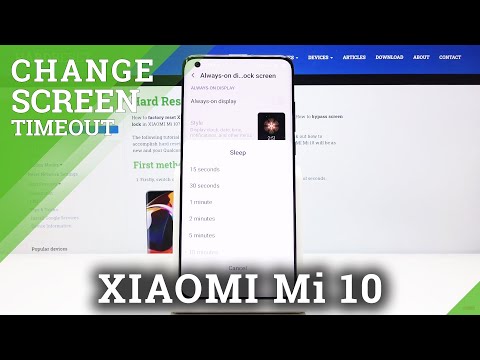 How to Set Screen Timeout in XIAOMI Mi 10 – Blackout Time