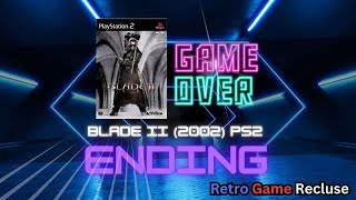Blade II (2002) Sony PS2 Playstation 2 ending Wesley Snipes [Retro Gaming]