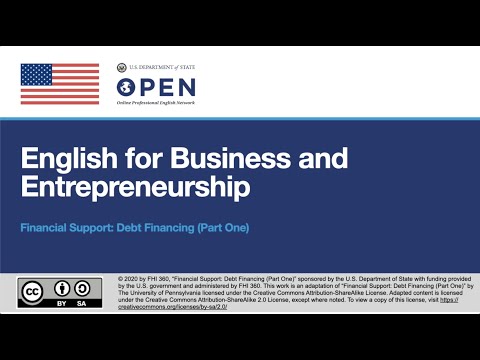 Financial Support: Debt Financing - Part 1 (English for Business)