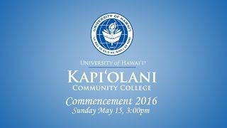 Commencement 2016