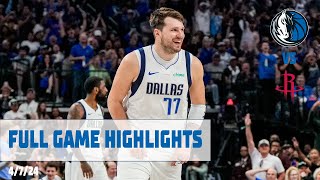 Luka Doncic (37 points) Highlights vs. Houston Rockets | 4/7/24