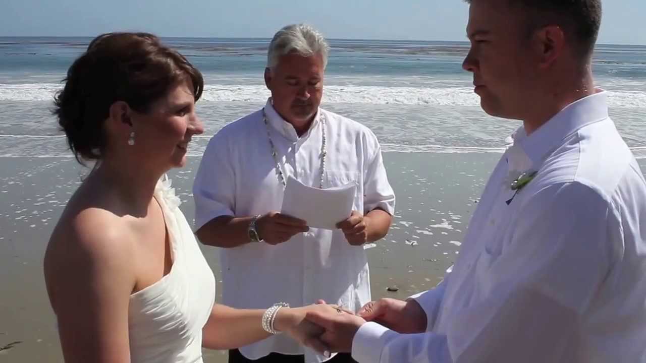 Beach wedding in Malibu